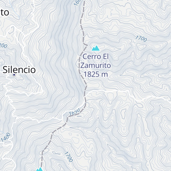 Map of Cerro El Silencio