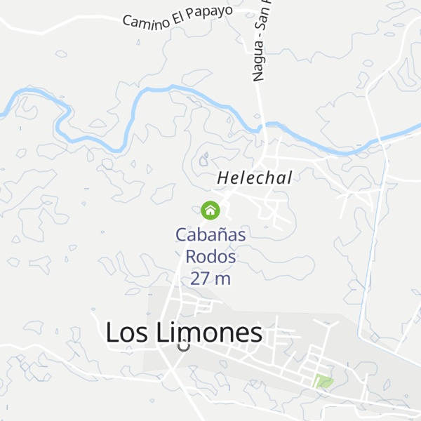 Map of Cabañas Rodos
