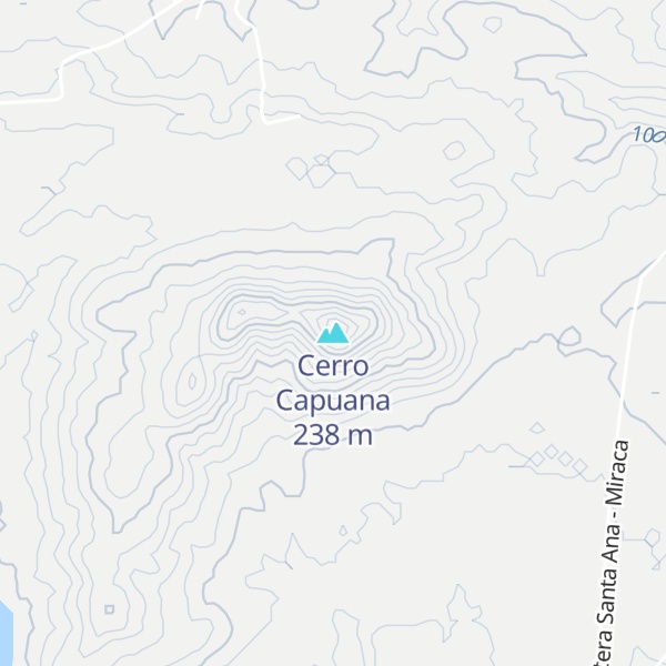 Map of Cerro Capuana