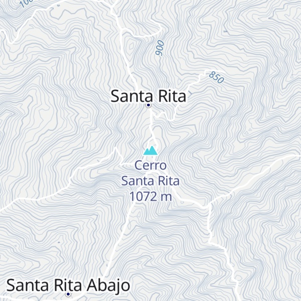 Map of Cerro Santa Rita