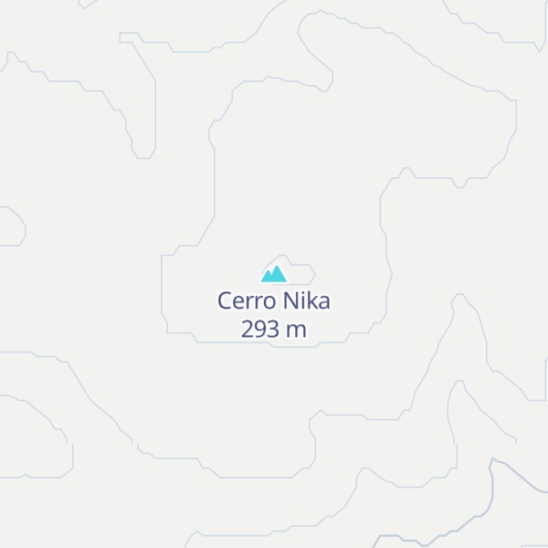 Map of Cerro Nika