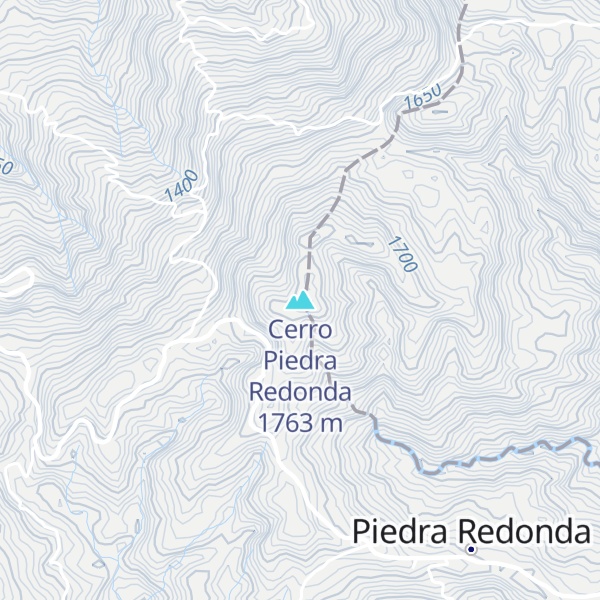 Map of Cerro Piedra Redonda