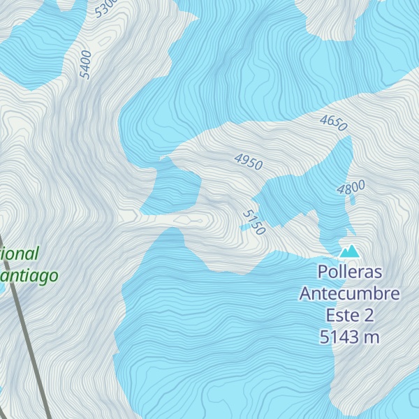 Map of Polleras Antecumbre Este 1
