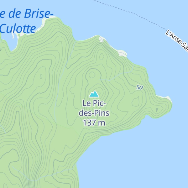 Map of Le Pic-des-Pins