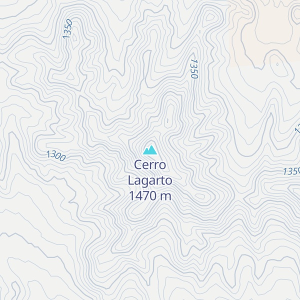 Map of Cerro Lagarto