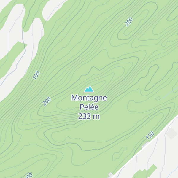 Map of Montagne Pelée