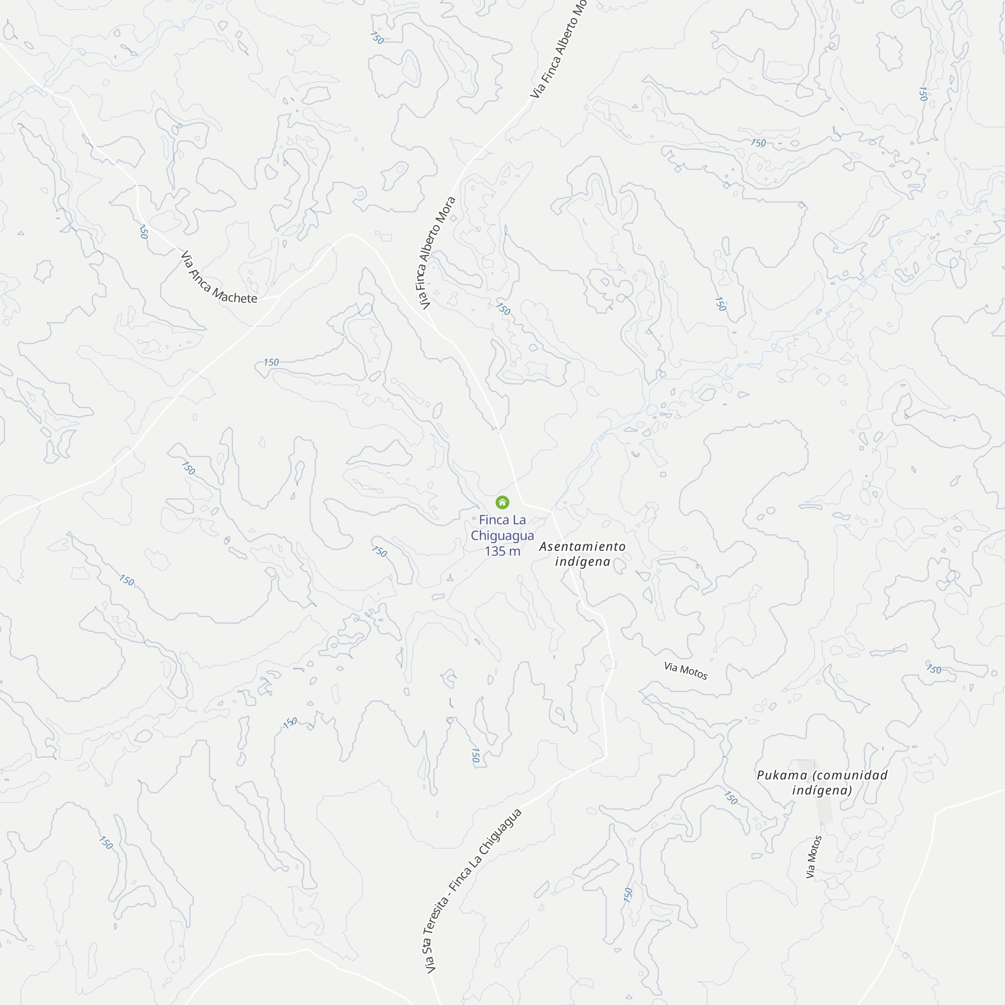 Finca La Chiguagua map