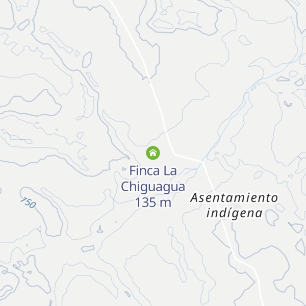 Map of Finca La Chiguagua