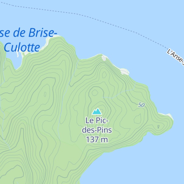 Map of Le Cap-de-la-Petite-Anse