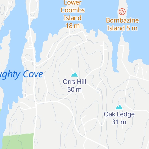 Map of Orrs Hill