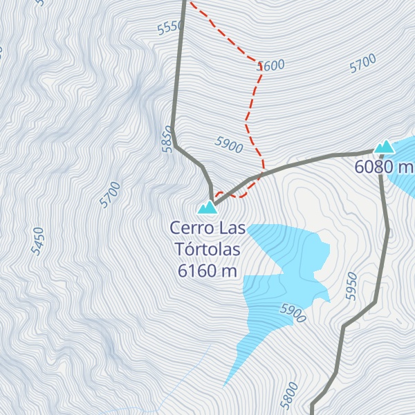 Map of Cerro Las Tórtolas