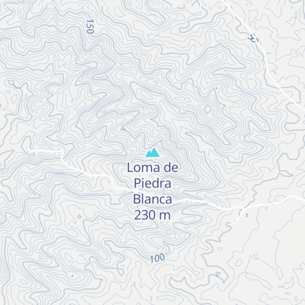 Map of Loma de Piedra Blanca