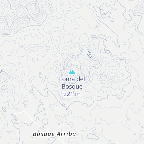 Map of Loma del Bosque
