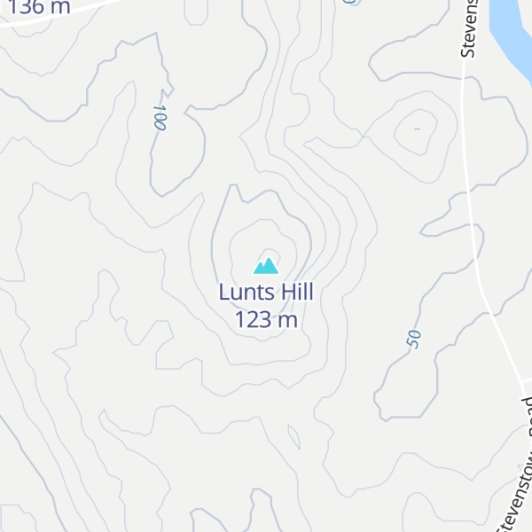 Map of Lunts Hill