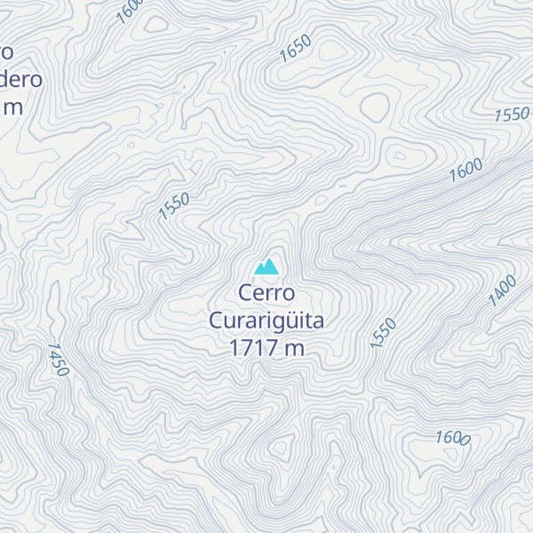 Map of Cerro Curarigüita