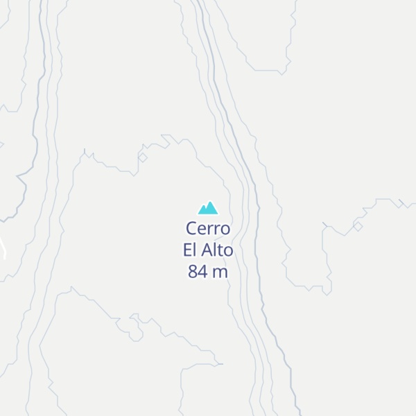 Map of Cerro El Alto