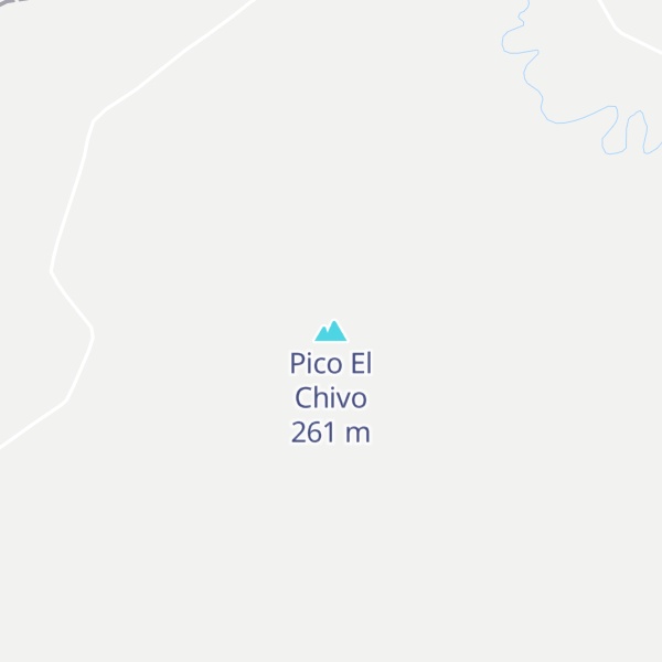 Map of Pico El Chivo