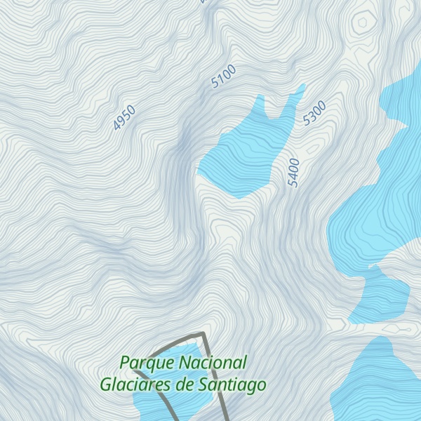 Map of Polleras Antecumbre Norte 1