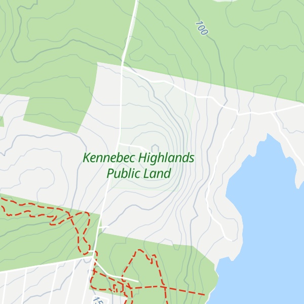 Map of Blueberry Hill