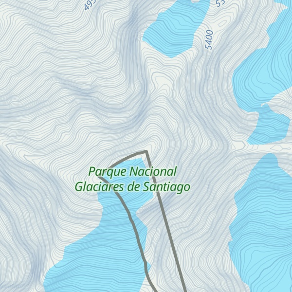 Map of Cerro Polleras