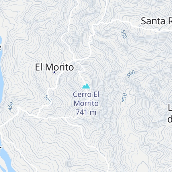 Map of Cerro El Morrito