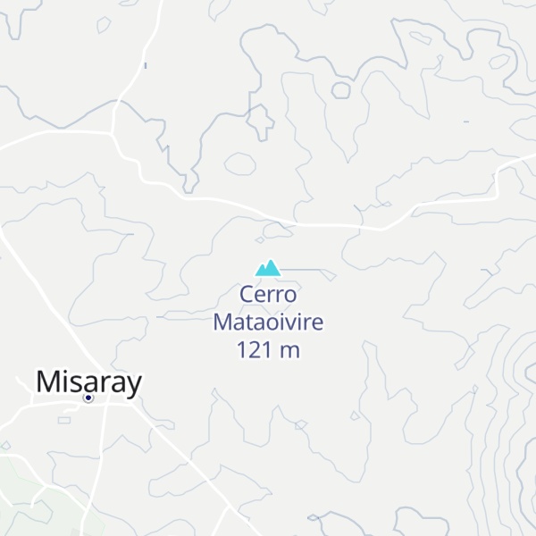 Map of Cerro Mataoivire
