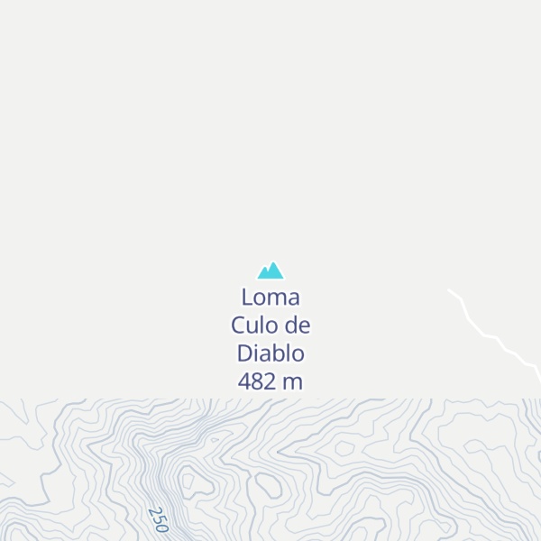 Map of Loma Culo de Diablo
