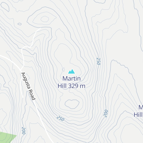 Map of Martin Hill