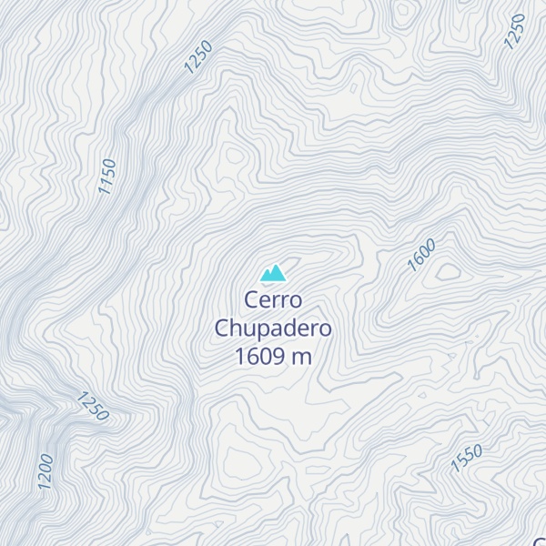 Map of Cerro Chupadero