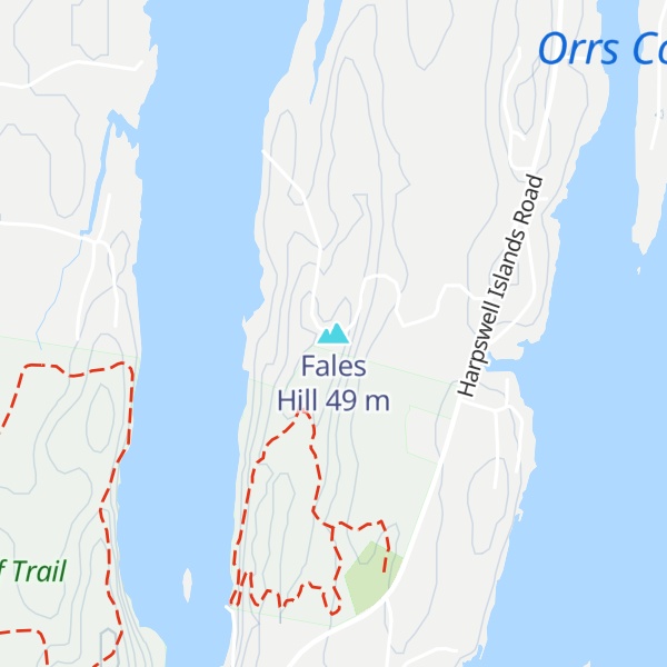 Map of Fales Hill