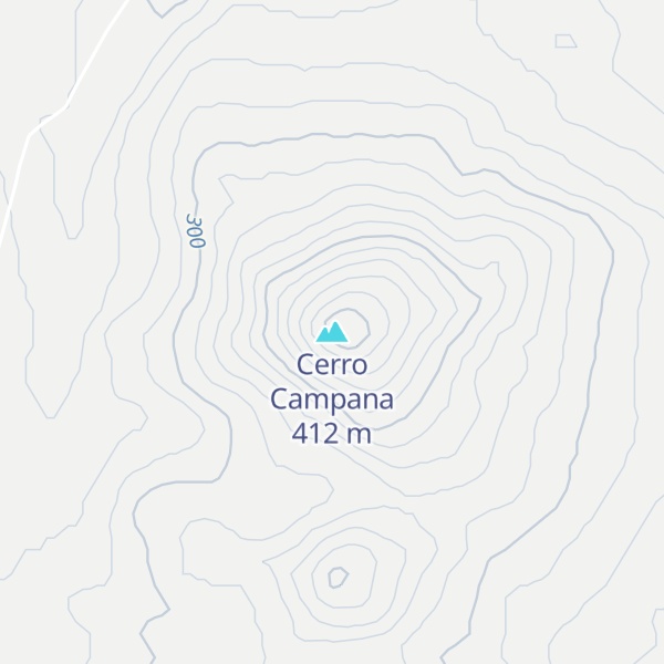 Map of Cerro Campana