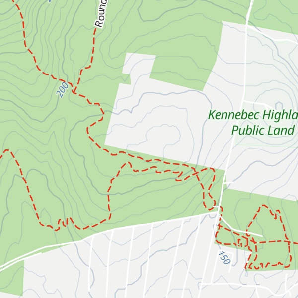 Map of Yallaly Hill