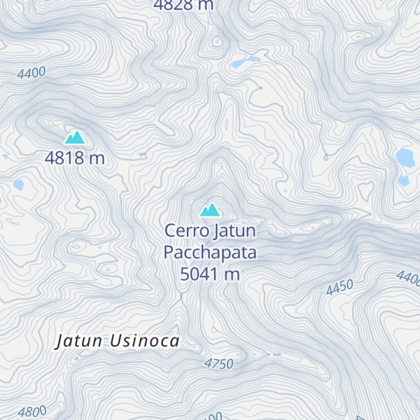 Map of Cerro Jatun Pacchapata