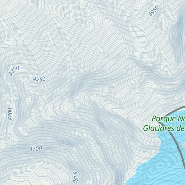 Map of Polleras Antecumbre Oeste