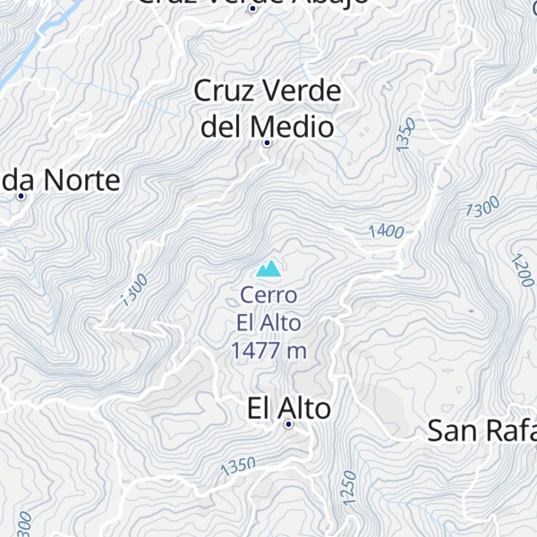 Map of Cerro El Alto