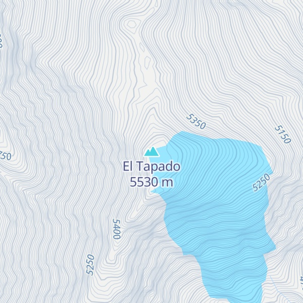 Map of El Tapado