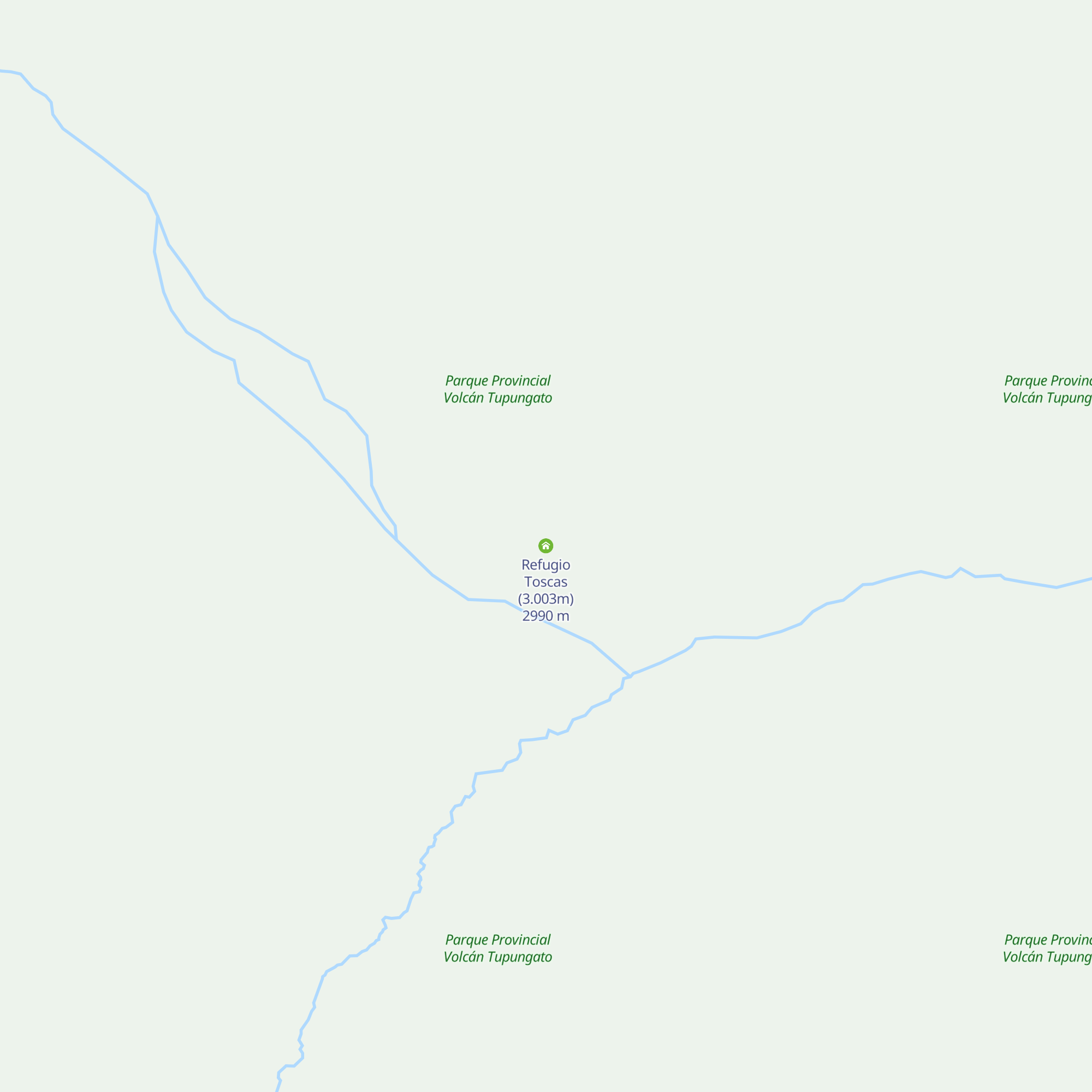 Refugio Toscas (3.003m) map