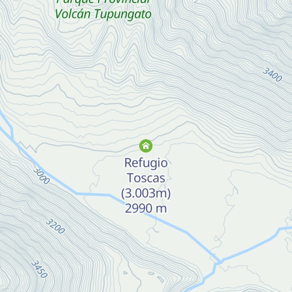 Map of Refugio Toscas (3.003m)