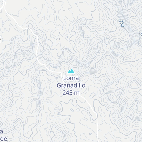Map of Loma Granadillo