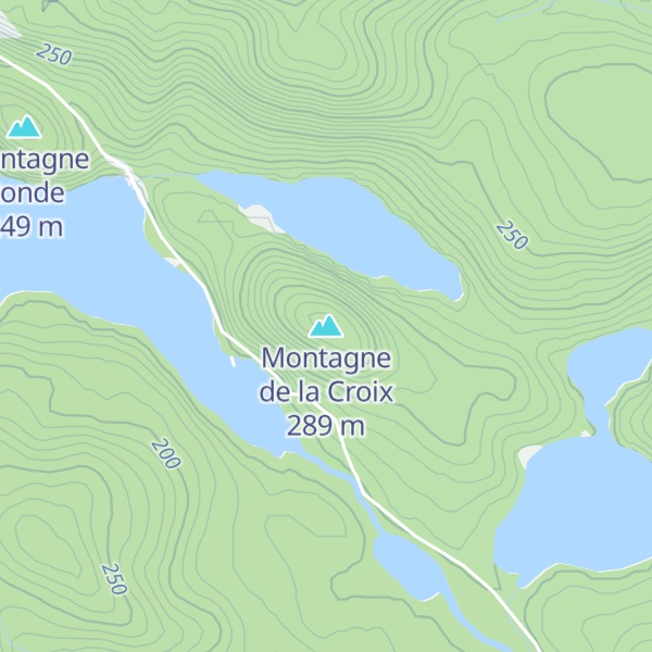 Map of Montagne de la Croix