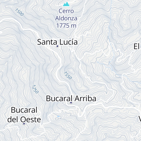 Map of Alto Santa Lucía
