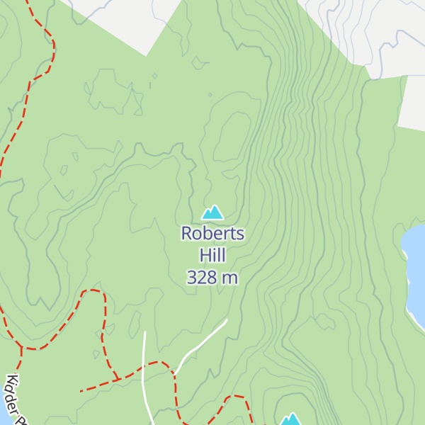 Map of Roberts Hill