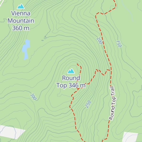 Map of Round Top