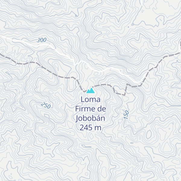Map of Loma Firme de Jobobán