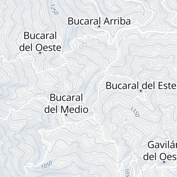Map of Mesa de Bucaral