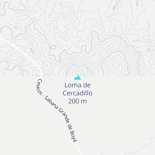 Map of Loma de Cercadillo