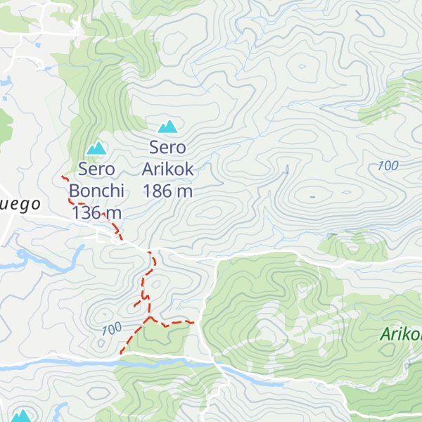 Map of Piedra Cachó