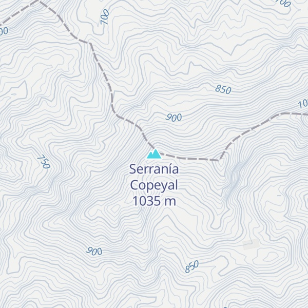 Map of Serranía Copeyal