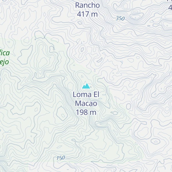 Map of Loma El Macao