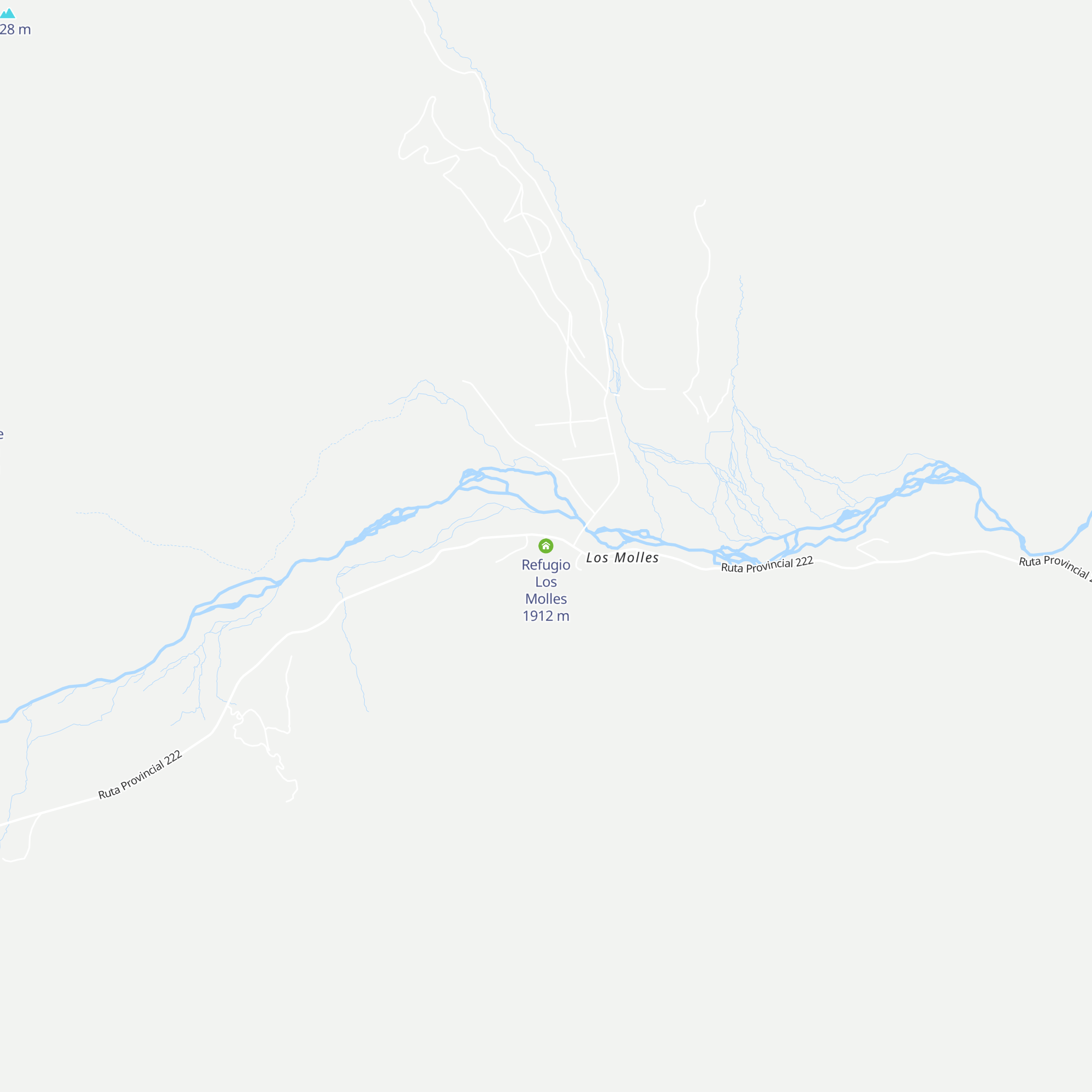 Refugio Los Molles map